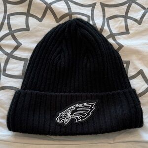 Rare Pro Standard Philadelphia Eagles Streetwear Winter Black Silver Beanie